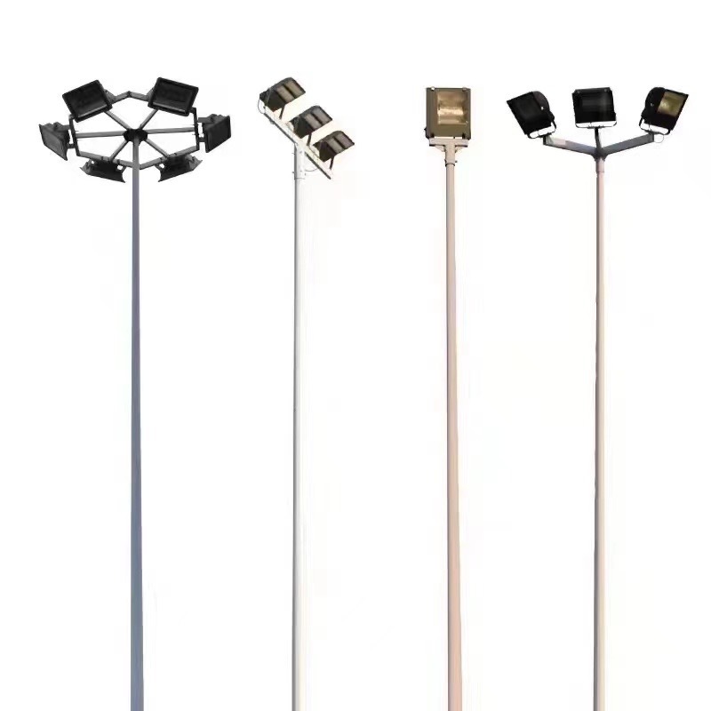 Factory wholesale LED high mast lights, outdoor street lamp poles, 15-meter high mast lights, 20-meter high mast lights, and lighting square lights Item Picture