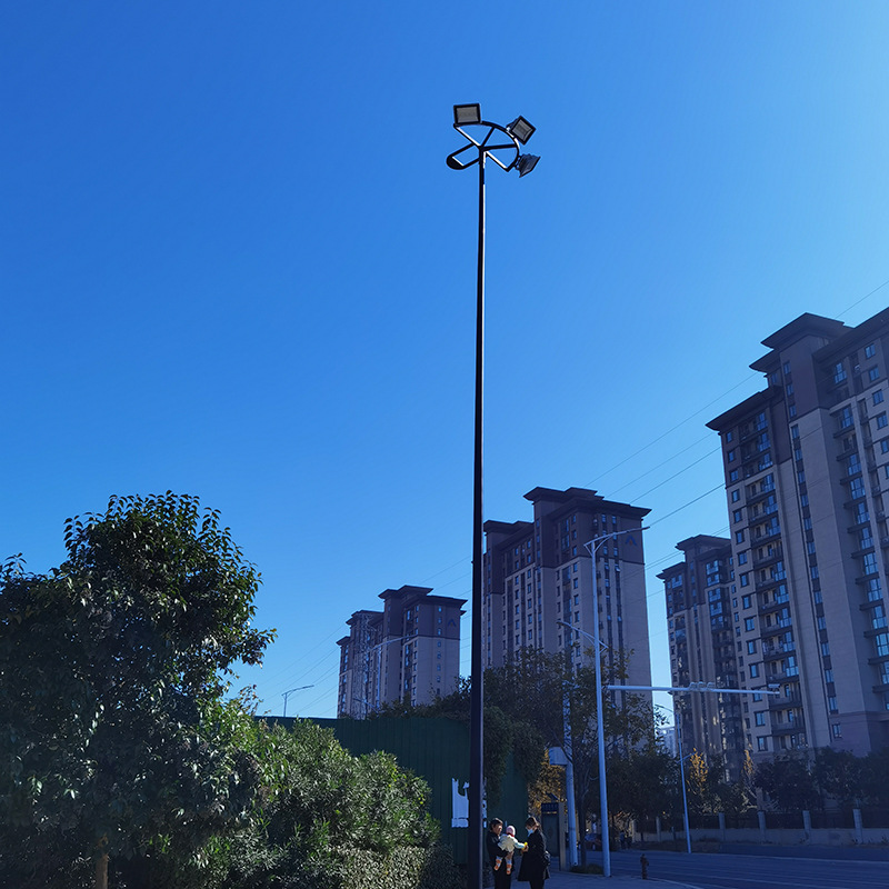 Factory wholesale LED high mast lights, outdoor street lamp poles, 15-meter high mast lights, 20-meter high mast lights, and lighting square lights Application Scenario