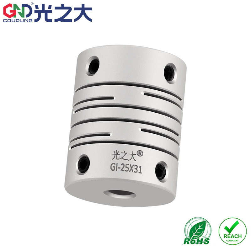 Guangzhi Da Transmission Elastic Coupling GI-25X31 encoder lead Screw Parallel line top screw coupling Application Scenario