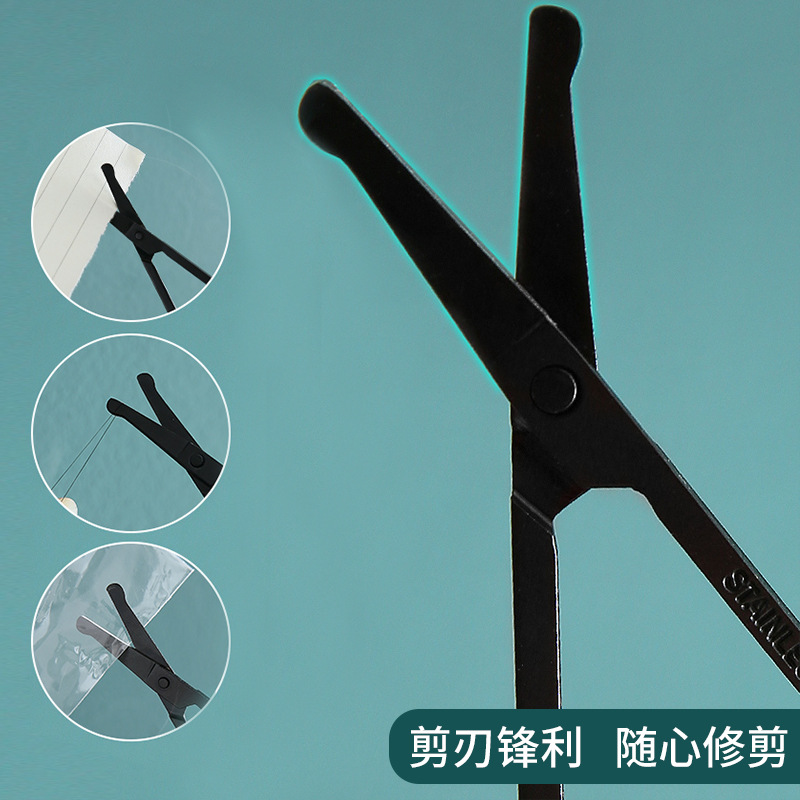 German nasal hair scissors men's nasal hair cutting set, imported round-headed small scissors nasal hair trimmer, manual hair trimming scissors Application Scenario