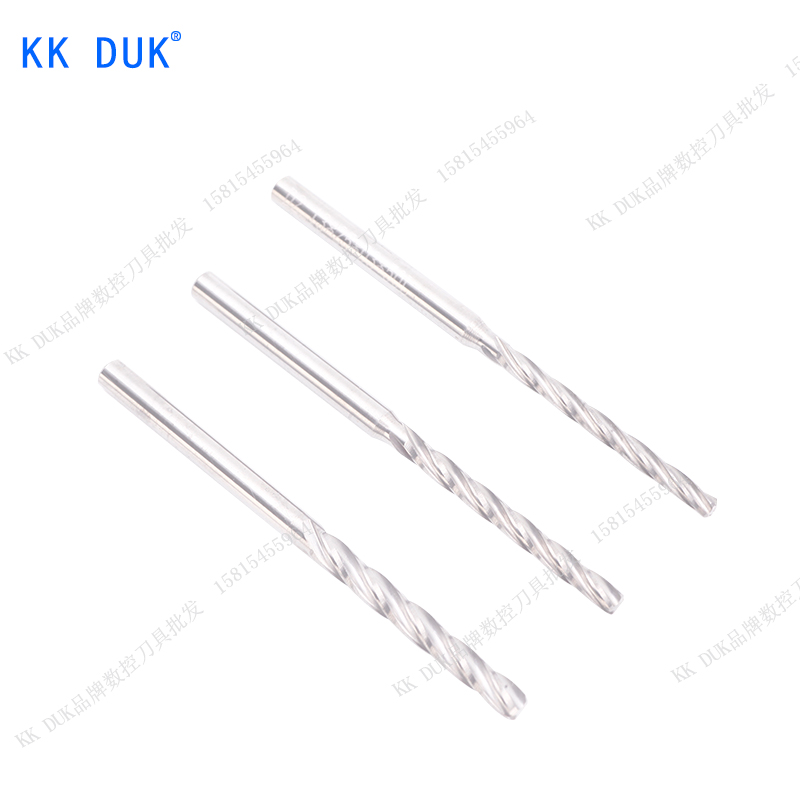 I tungsten steel straight handle reamer D3 handle alloy cutter 1.0 1.01 1.02 1.03 1.04 1.05 1.06 Specification drawing