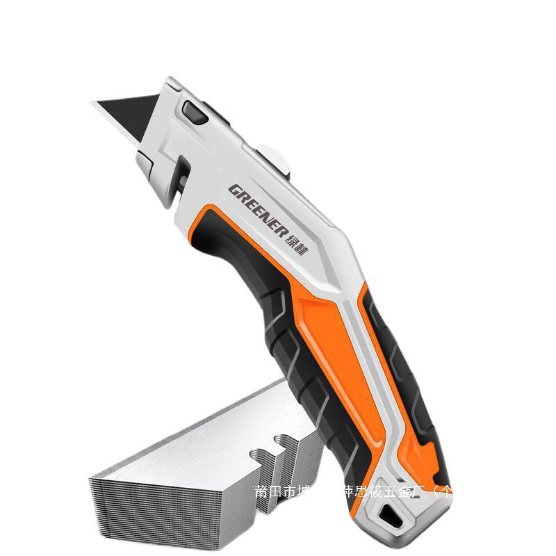 Factory direct sales of all-steel heavy-duty knives, cable strippers, electrician knives, Green forest utility knives, wallpaper knives, folding and peeling knives Item Picture