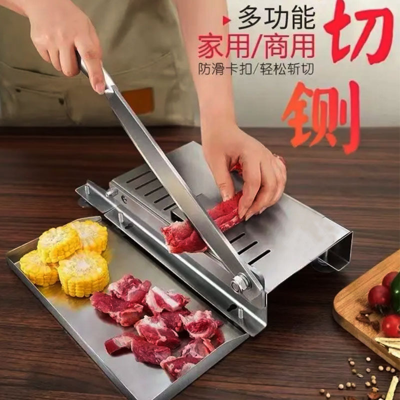 Meat slicer, manual multi-functional donkey-hide gelatin slicer, chicken piece slicer, frozen meat magic tool, guillotine mutton roll full figure