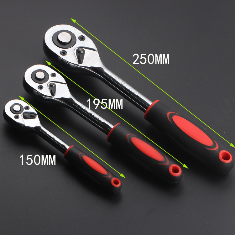 24-tooth polished chrome-plated large, medium and small flying bidirectional quick-release repair tool, quick ratchet wrench for motorcycles Application Scenario