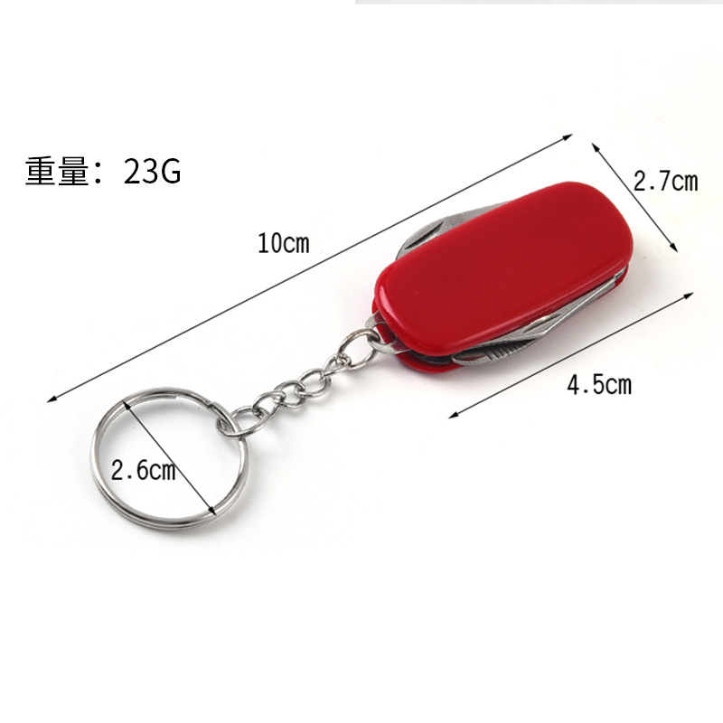 Factory wholesale outdoor tools, gifts, multi-functional knives, portable folding knives, outdoor tools Specification drawing