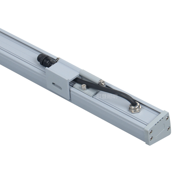 Private mold anti-glare RGBW external control inclined surface wall-washing light, outdoor lighting belt, automatic cleaning, irregular LED wall-washing light Specification drawing