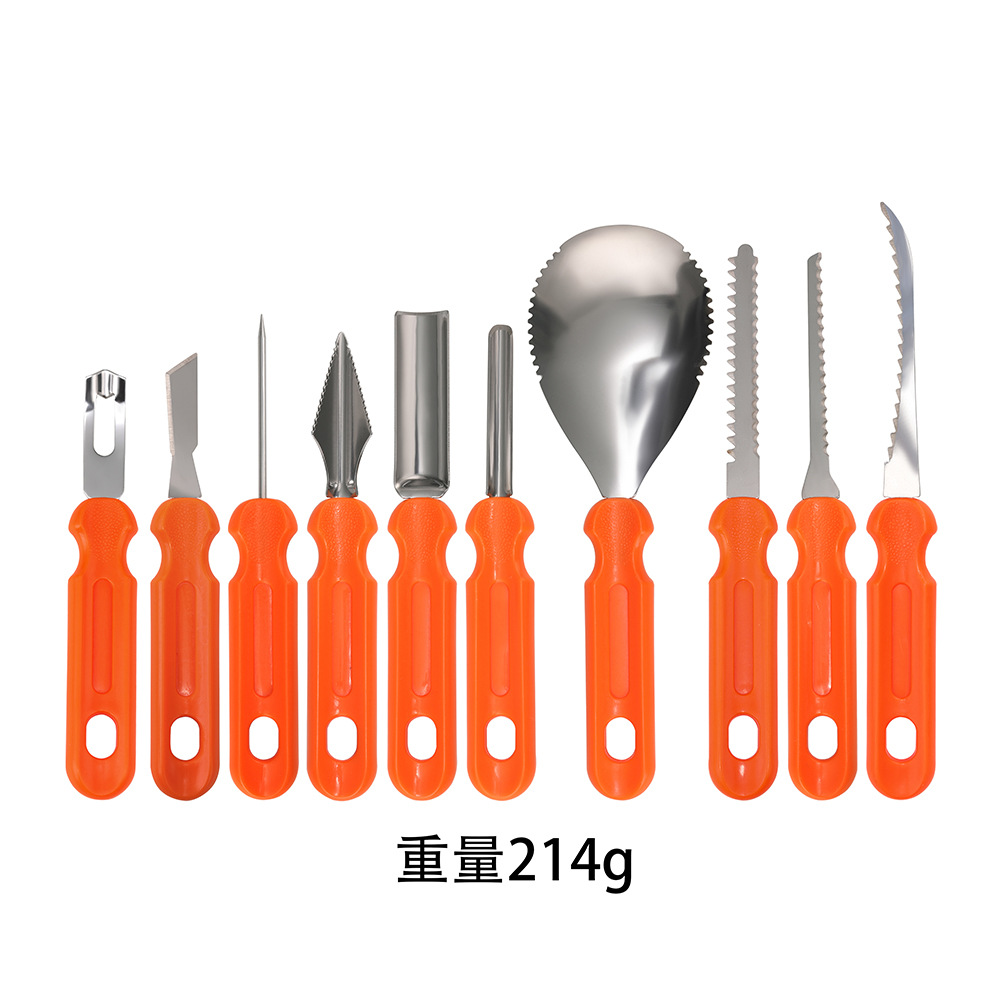Cross-border Halloween pumpkin carving knife tools, pumpkin carving tools, pumpkin carving kitchen art tools Specification drawing