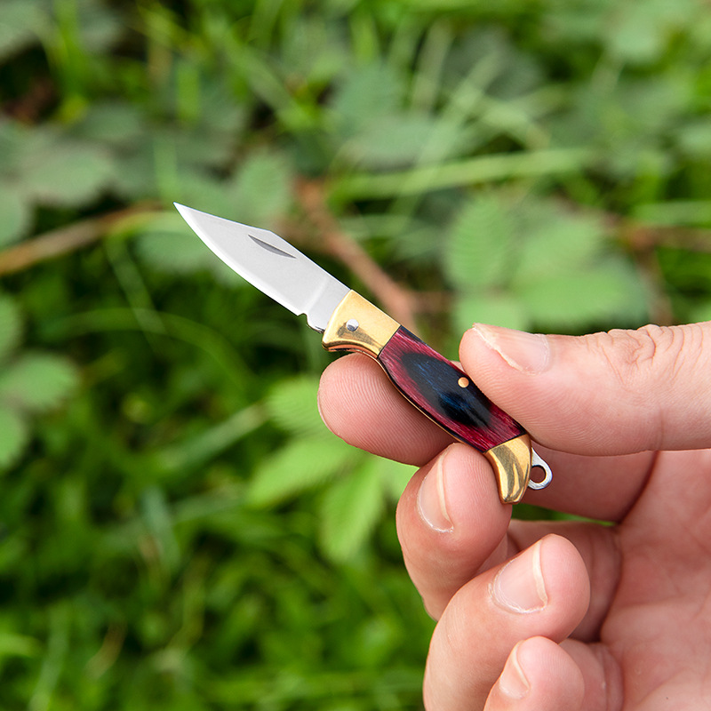 【 Pocket Knife 】 Mini folding knife, legal knife, brass knife, keychain, small knife for opening packages and boxes Application Scenario