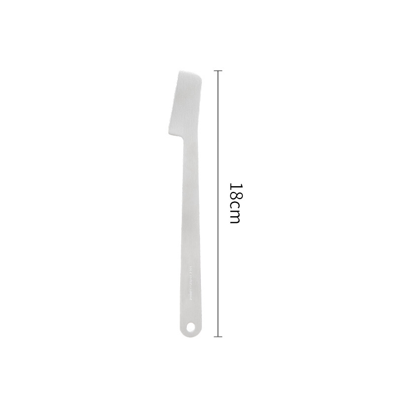 Shuangshan 304 stainless steel butter knife, stirring rod, can scoop, bread, toast, jam scoop, cream cheese spatula Item Picture