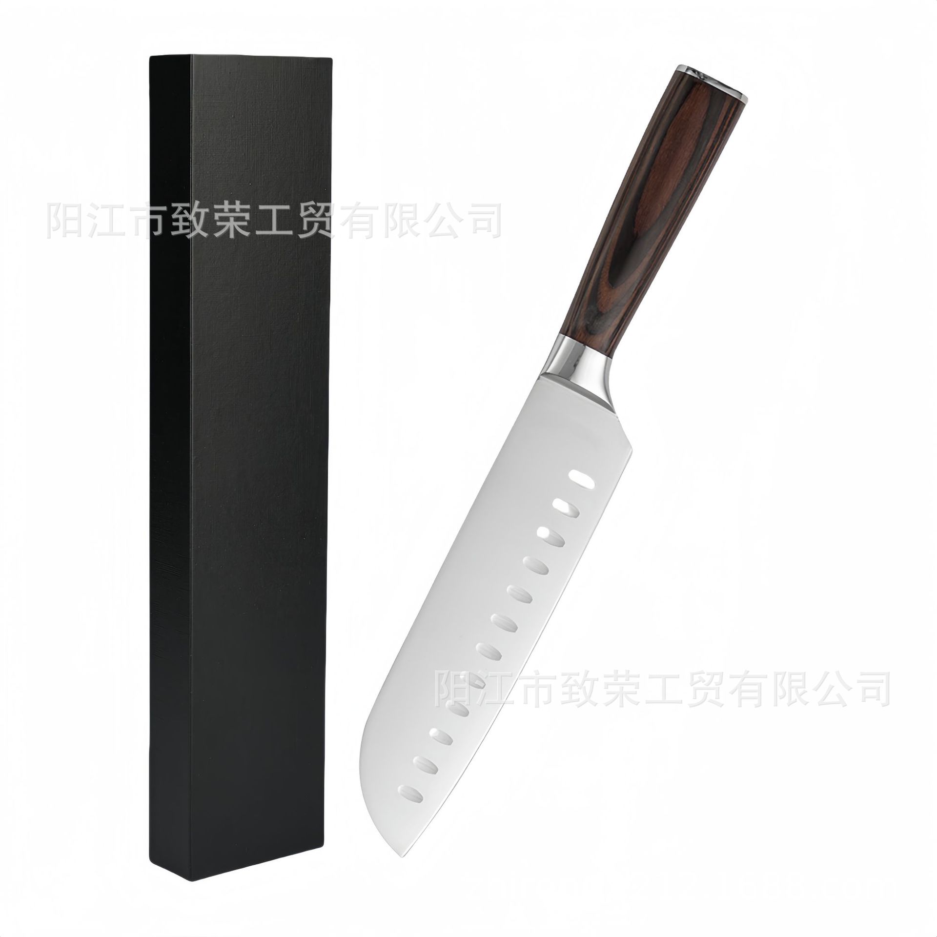 German inch blank Japanese knife chef, steel professional noodle kitchen knife, Jingguang knife, sushi 8 chef Specification drawing