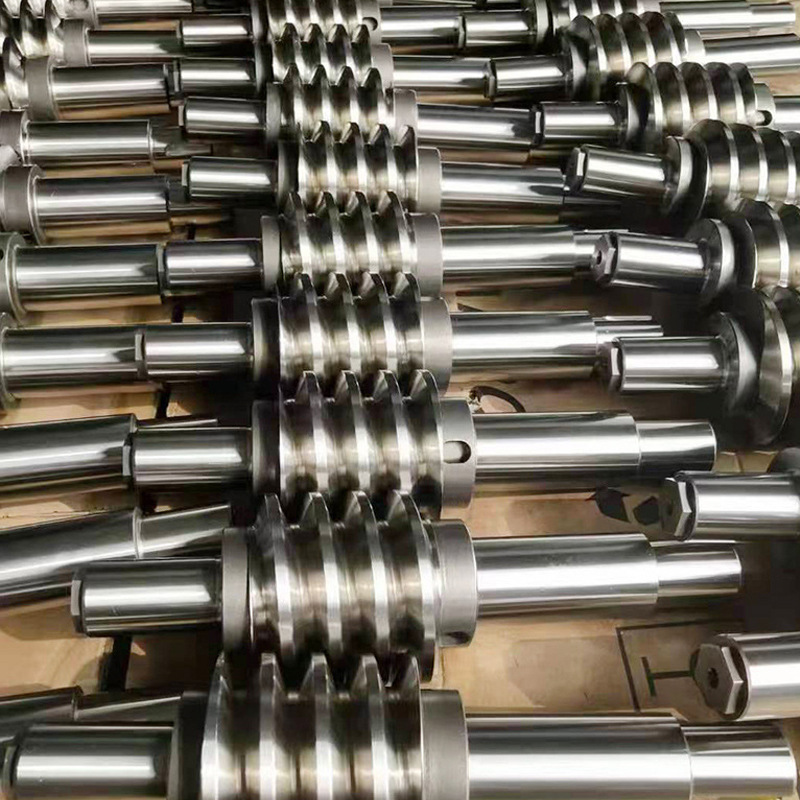 The manufacturer processes precision large and small module worm gear reducer parts, worm wheels and worm gears, and precision gear processing details Picture
