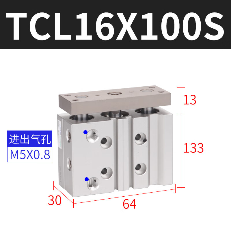 , a kind of cylinder TCL/TCM16/12/32 x10s / 20 25 s/s/s / 40 s, 50 s / 75 s / 100 s undefined