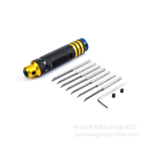 Model replacement type engraving push knife up to model detail engraving replacement type metal precision engraving knife/push knife Item Picture