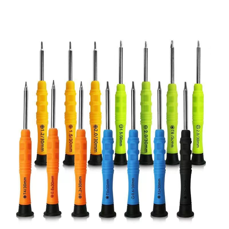Screwdriver set, universal household small screwdriver, mobile phone and notebook dust cleaning, disassembly, precision maintenance tools, screwdriver full figure