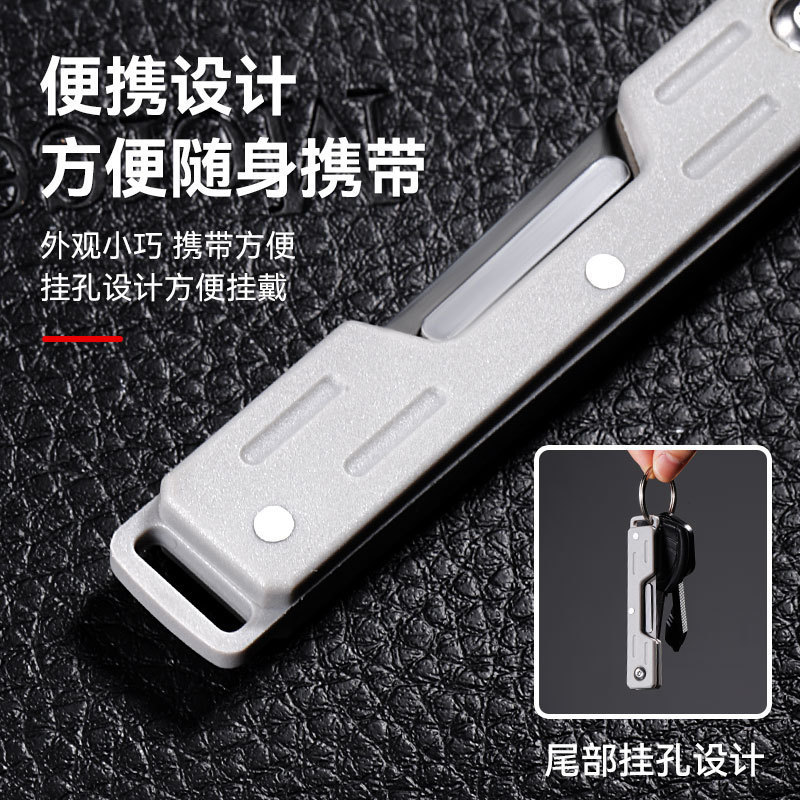 Stainless steel plastic-handled utility knife box, No. 23 blade, outdoor detachable surgical knife, paper cutter, folding fruit knife Specification drawing