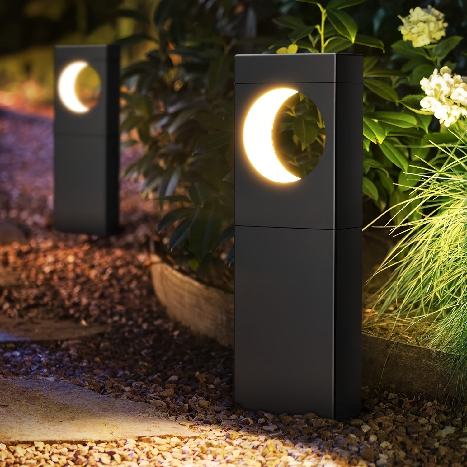 Solar Outdoor Lights 6/4 Pack, Bright Pathway Outdoor, details Picture