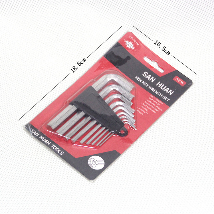 Factory direct sales of hex socket wrench sets, hex socket screwdriver boxes, and internal hexagonal wrenches details Picture