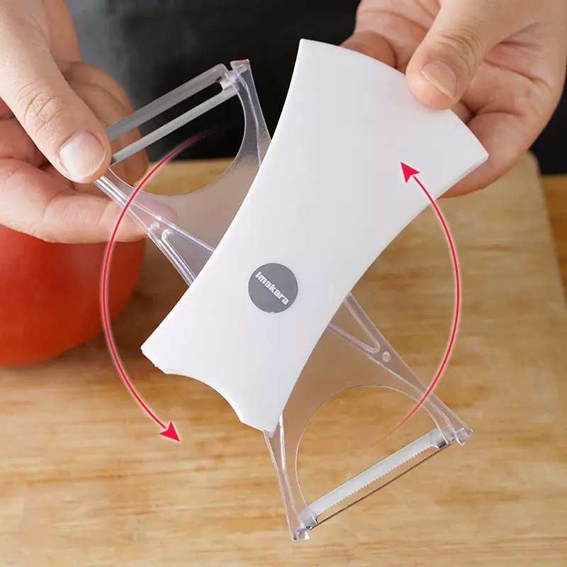 Japanese-style fruit peeler, household kitchen peeler, multi-functional vegetable and potato peeler, apple peel scraper details Picture