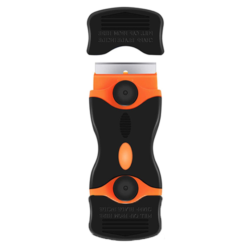 Multi-functional double-head small scraper for dirt removal, extended scraper for glue removal, small scraper for car film application, cleaning scraper Specification drawing
