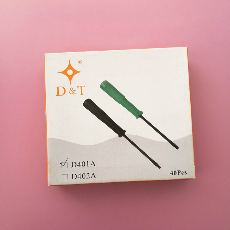 Jingmu small-sized screwdriver, pin screwdriver, small cut flat-head screwdriver, sewing machine with magnetic screwdriver details Picture