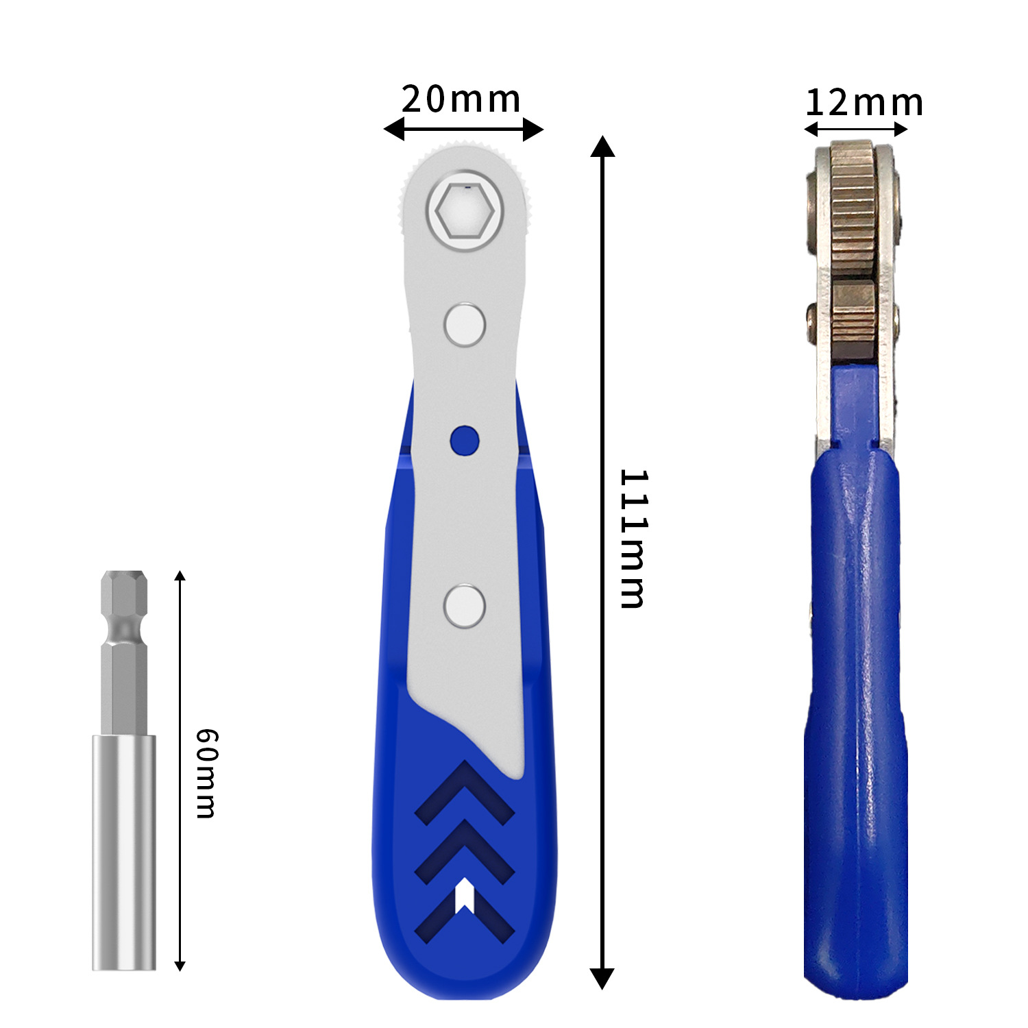 22-in-one dual-purpose wrench ratchet screwdriver, cross-border forward and reverse hexagonal plum blossom multi-functional maintenance screwdriver tool Specification drawing