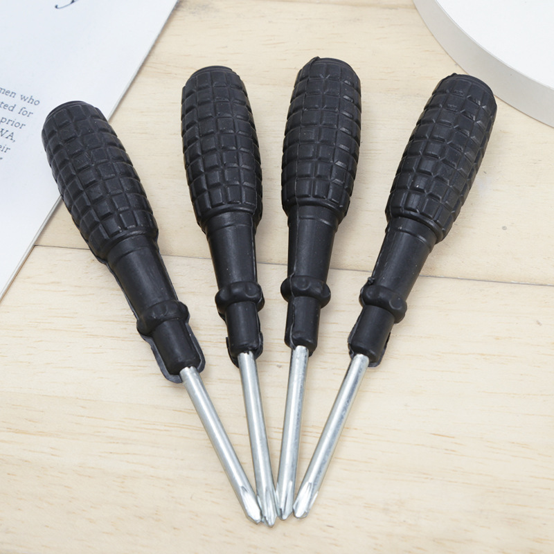 Factory wholesale hand grenade screwdrivers, 4.0 cross single-use toys, portable screwdrivers, household repair tools Specification drawing
