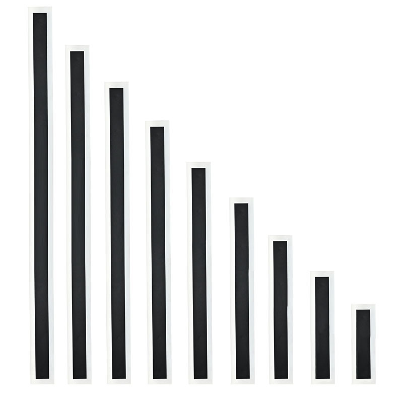 Solar-powered outdoor long strip wall lamps, waterproof outdoor IP65 strip lights, hotel engineering, garden and courtyard wall lighting fixtures Item Picture
