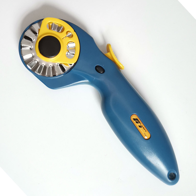 45mm safety lock carpet knife rubber band cutting round knife FT011 Roller knife left and right hand Rotary Roller undefined
