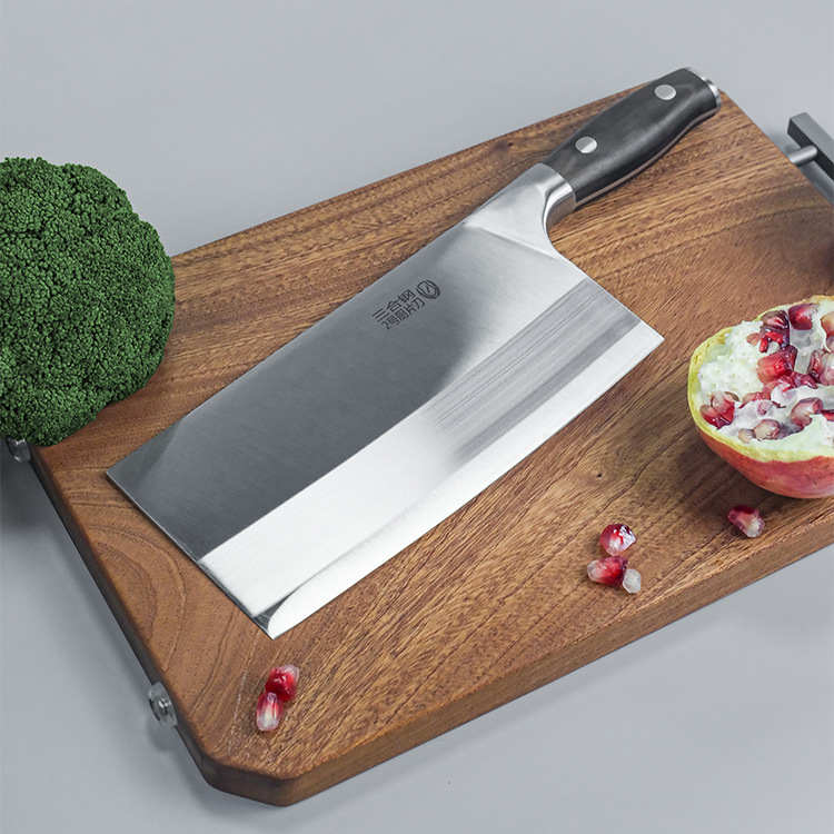 Super sharp dual-purpose kitchen stainless steel knife for chopping and cutting, large household Yangjiang knife, authentic slicing and kitchen knife details Picture