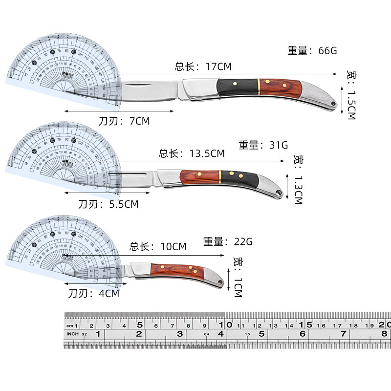 Folding knife, outdoor mini portable stainless steel high-hardness small knife, sharp household fruit knife, camping hardware tools Application Scenario