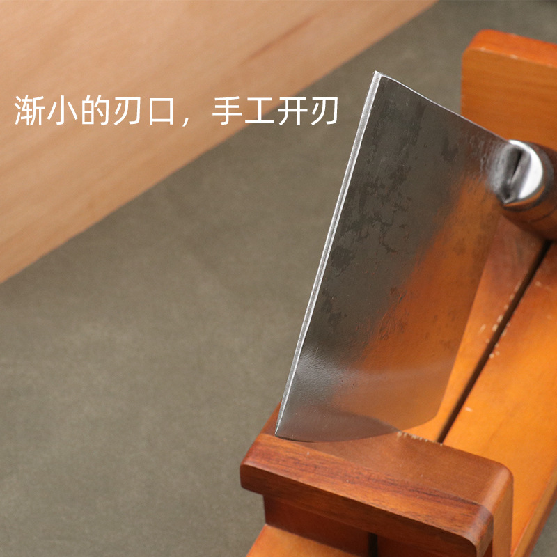 Forged mulberry knife, slicing knife, butcher, commercial kitchen, chef slicing knife, sharp and durable, high manganese steel vegetable and meat cutter Specification drawing