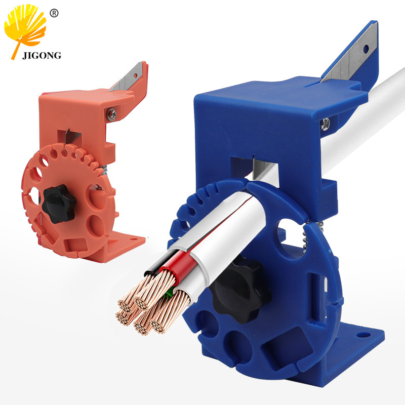 Manual quick wire stripper, adjustable handheld wire stripper, plastic and rubber material outer skin stripping full figure
