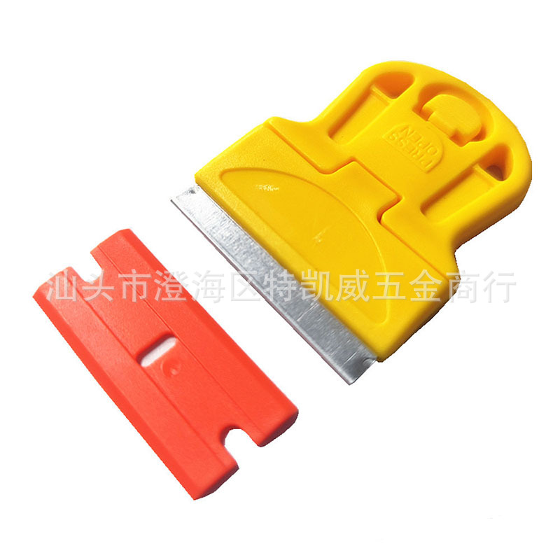 Plastic glue removal scraper, scraper, car film application tool, home cleaning, tile, glass and screen stain removal scraper details Picture