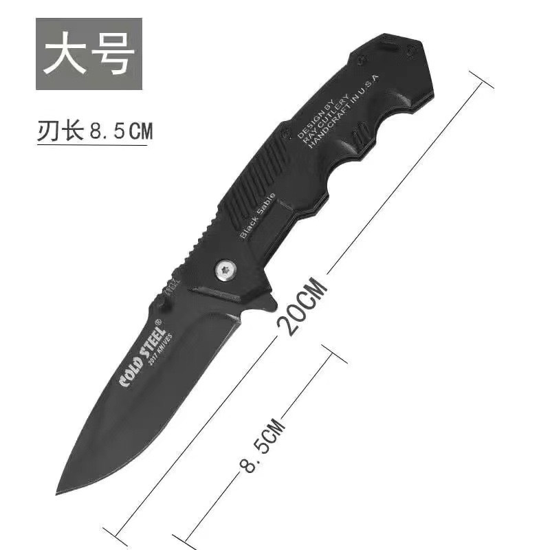 Factory stock folding knives, stainless steel high-hardness outdoor knives, fishing knives, self-defense and camping multi-functional folding knives undefined
