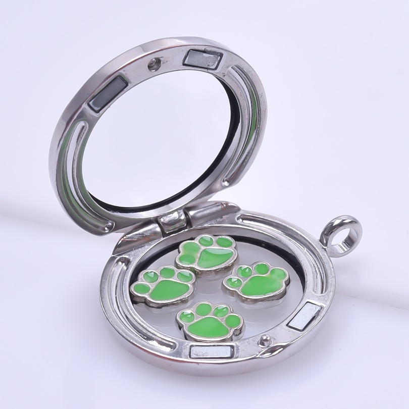 Cross-border Cat paw accessories Charm Module bracelet, single DIY patch Floating charms locket Application Scenario