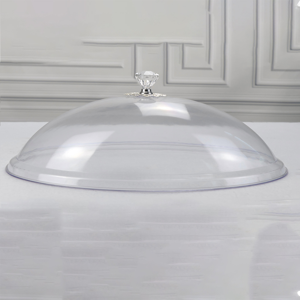 14Inch Oval Transparent Lid for Dessert Plate lid Serving