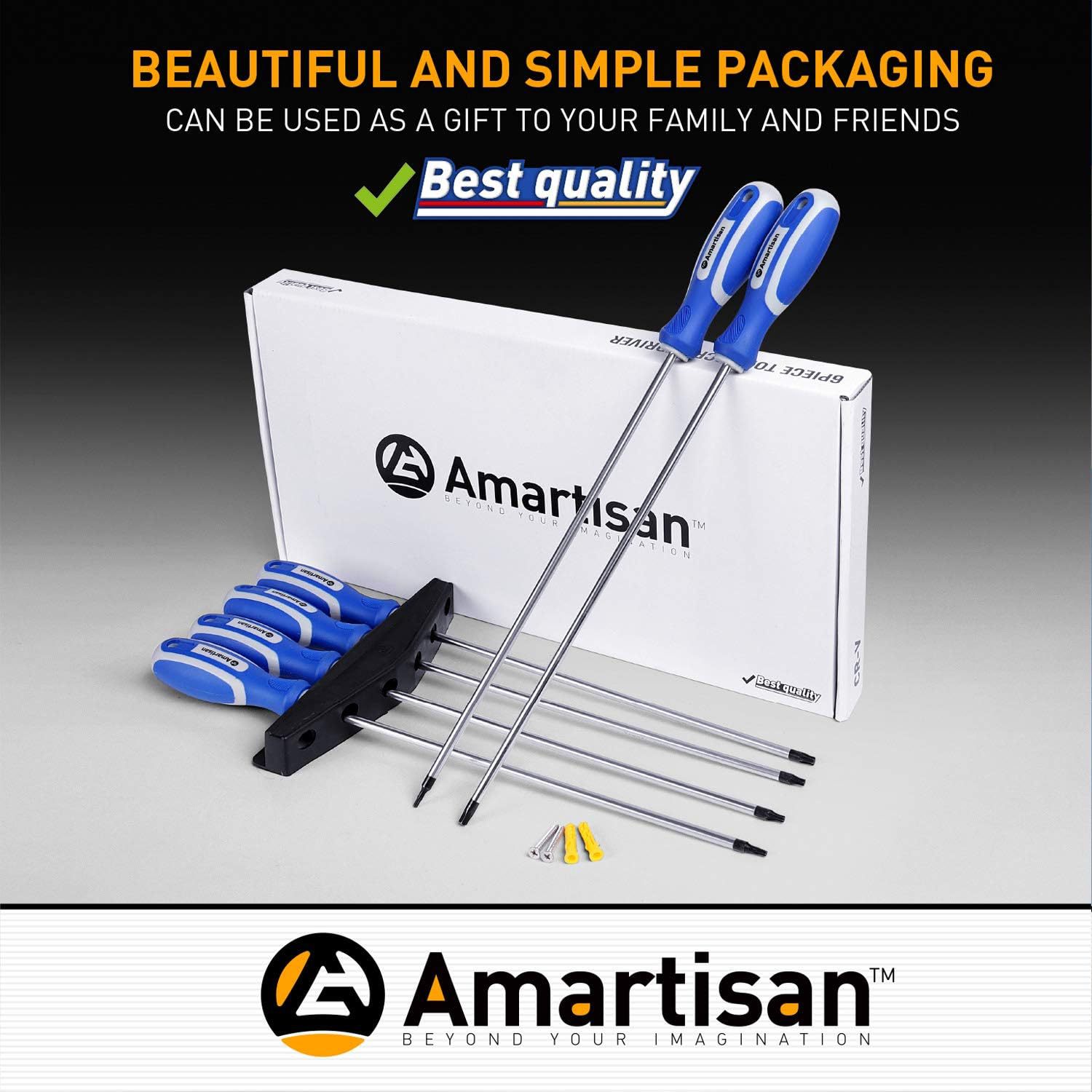 A 6-piece set of extra-long star-shaped screwdriver T10-T30 magnetic screwdriver tools is available for purchase starting from one piece details Picture