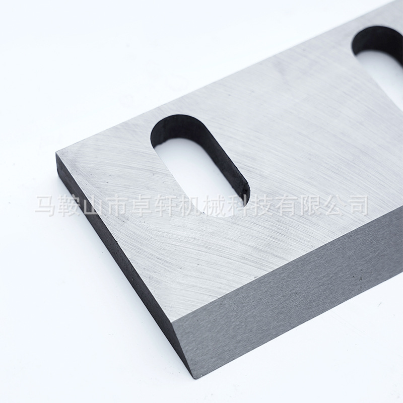 Plastic shredder blades made of 6CrW2Si material, resistant to breakage, directly supplied by the manufacturer as shredder accessories and cutting knives Specification drawing