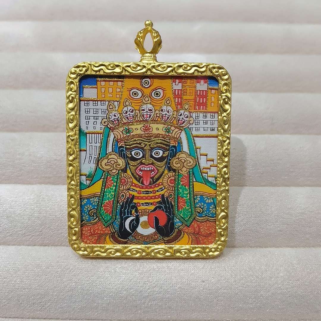 手绘扎基拉姆唐卡前世今生文创黄财神绿度母蓝药师
详情图11
