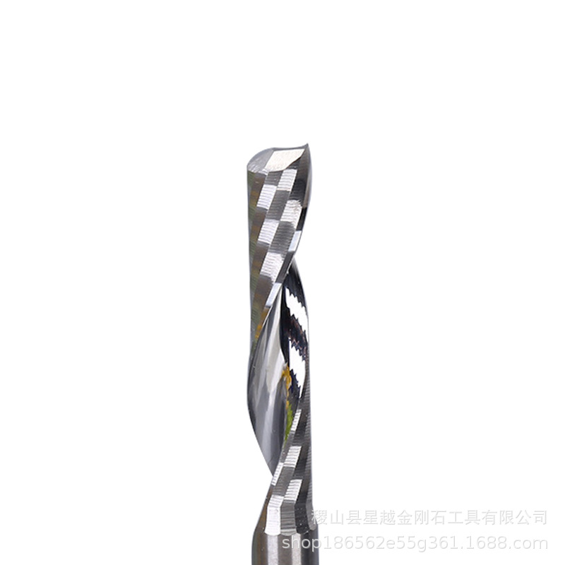 3.175mm polished tungsten steel single-edge helical milling cutter engraving machine, acrylic woodworking 3A grade cutting knife engraving knife Application Scenario