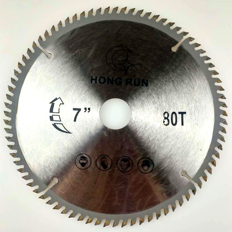 Economical Hongyun wood alloy saw blades, tungsten steel machine circular saw blades for woodworking to cut particleboard Application Scenario