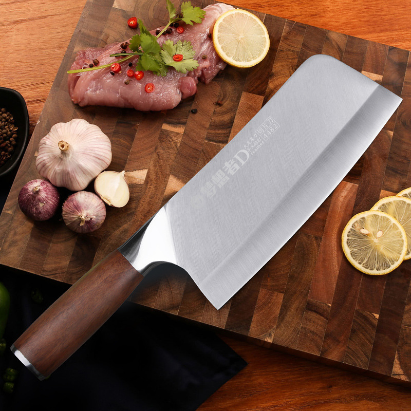 Ladies' kitchen knife, household chef's special slicing knife, sharp hand knife, stainless steel knife, kitchen knife, cutting knife Specification drawing