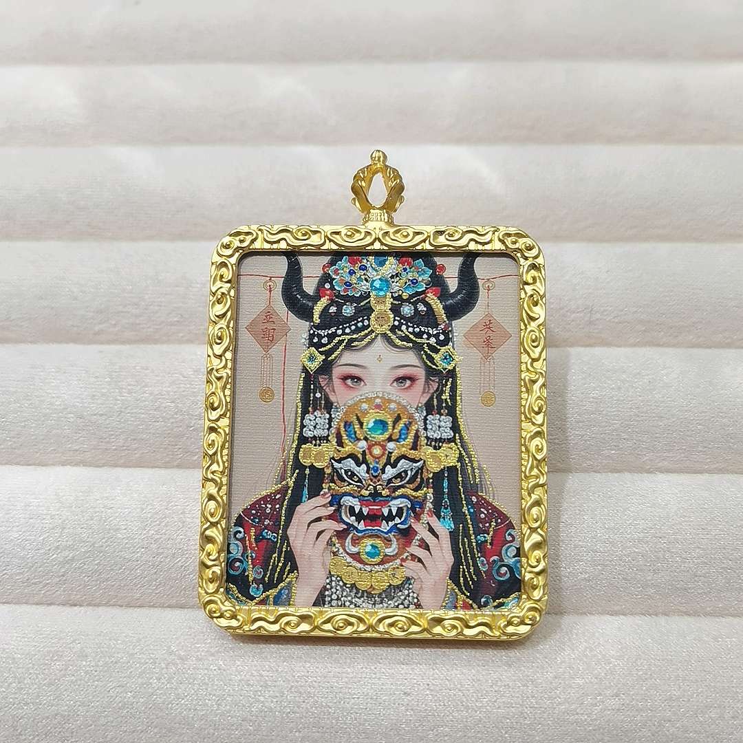 手绘扎基拉姆唐卡前世今生文创黄财神绿度母蓝药师
详情图5