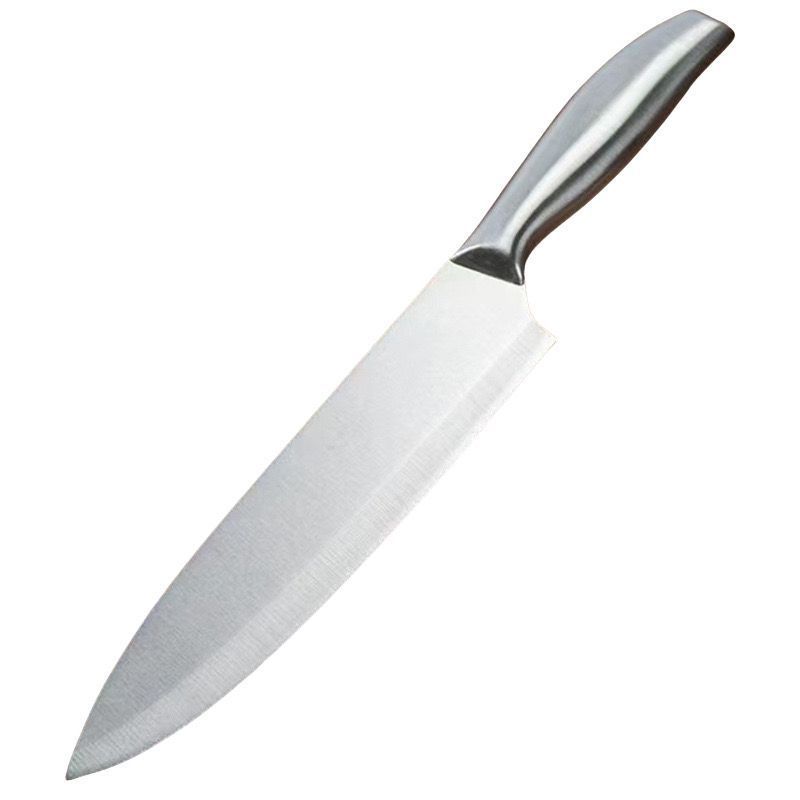 Internet-famous all-steel chef's fruit knife, kitchen knife, stainless steel meat slicer, household sharp fruit and vegetable slicing knife, kitchen-specific knife Item Picture