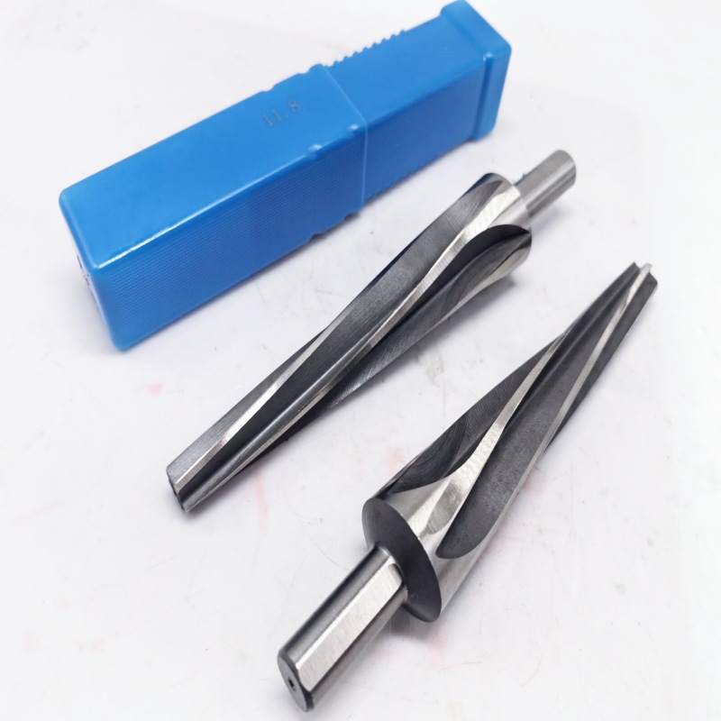 Conical reamers, non-standard reamers, HSS high-speed steel spherical spiral conical reamers, 7-degree and 10-degree straight handle reamers manufacturers details Picture