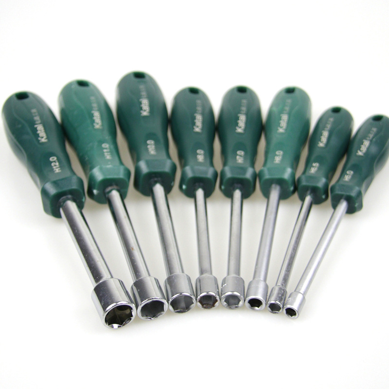 Hexagon socket screwdriver, a multi-purpose screwdriver tool, and hexagon socket socket for removing the copper column and stainless steel of the graphics card host Specification drawing