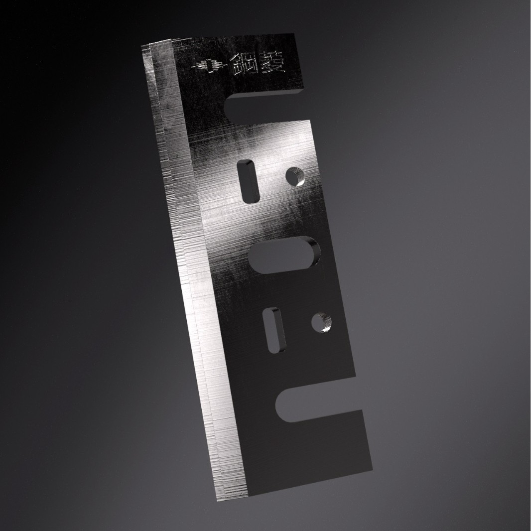 Makita 1900B electric planer blade, TCT tungsten steel HSS high-speed steel planer blade with steel inlay, all-steel blade Specification drawing