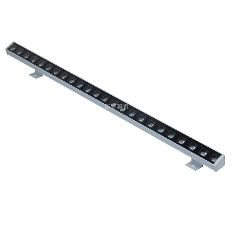 Private mold anti-glare RGBW external control inclined surface wall-washing light, outdoor lighting belt, automatic cleaning, irregular LED wall-washing light Item Picture