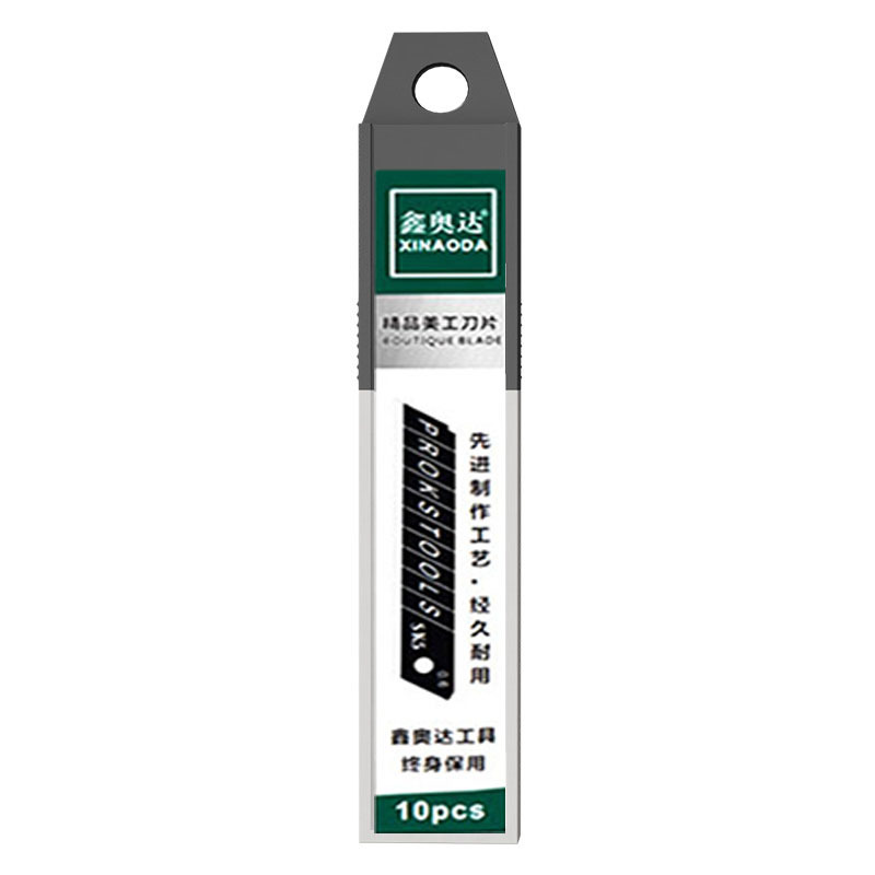 The manufacturer supplies SK5 all-black edge graphic design blades, 05 and 06 black blades, thickened industrial-grade wallpaper blades and paper cutting blades Item Picture