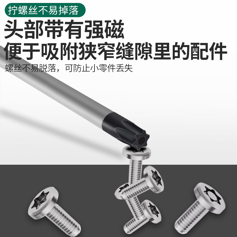 A set of T-shaped hex socket wrenches, six-star T15, T20, T25, T40, T30 tools, and a set of star-shaped screwdrivers Application Scenario